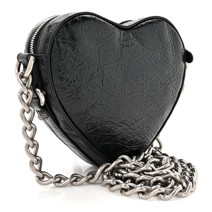 Balenciaga Agneau Arena Mini Le Cagole Heart Bag Black 3 of 11
