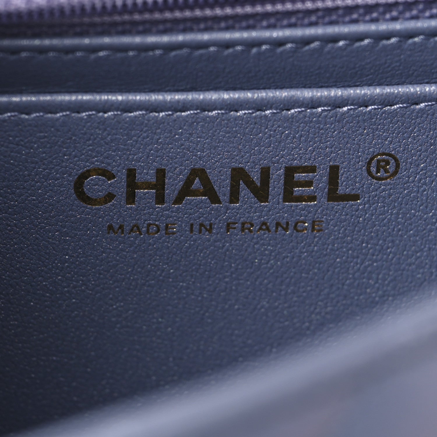 Chanel Iridescent Lambskin Quilted Mini Rectangular Flap Light Purple 6 of 10