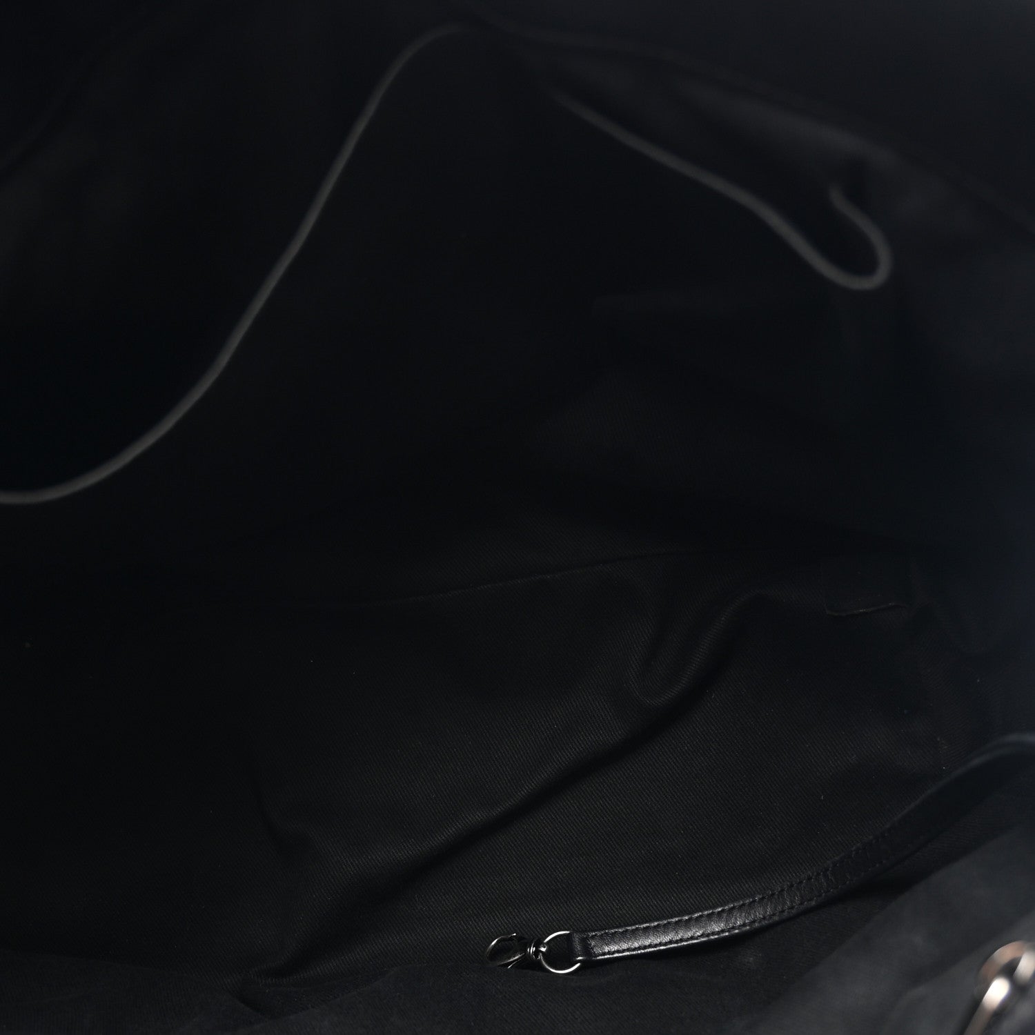 Chanel Calfskin Quilted Large Shopping In Chains Tote Black 5 of 10