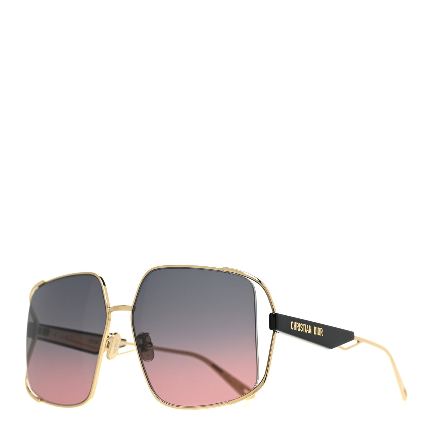 Metal ArchiDior S1U Sunglasses Gold