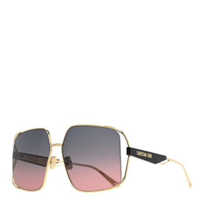 Christian Dior Metal ArchiDior S1U Sunglasses Gold 1 of 9