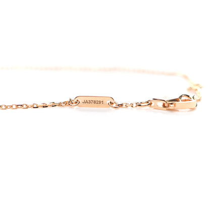 Van Cleef & Arpels 18K Rose Gold Carnelian Sweet Alhambra Bracelet 5 of 6
