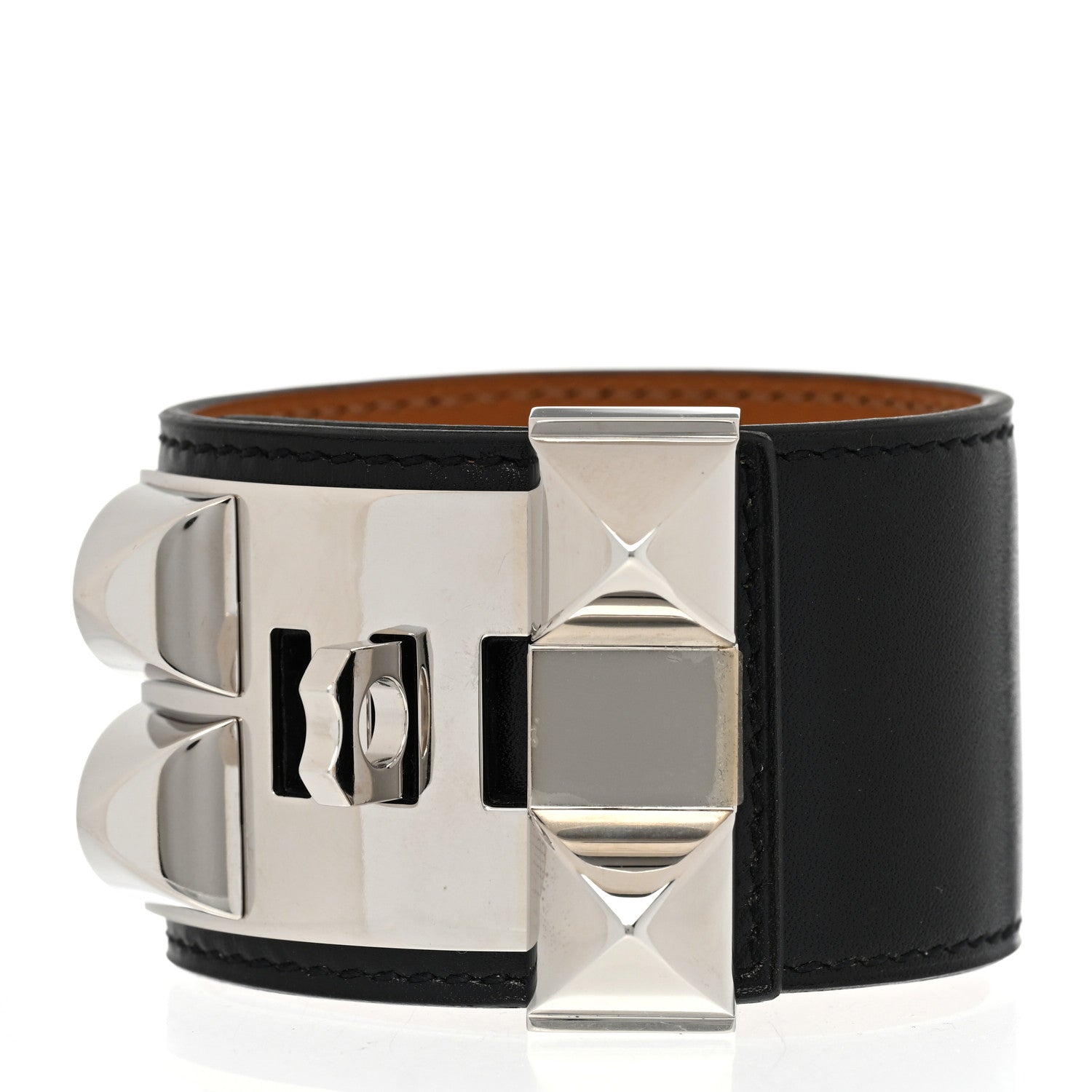 Hermes Box Collier De Chien CDC Bracelet T3 Black 3 of 7