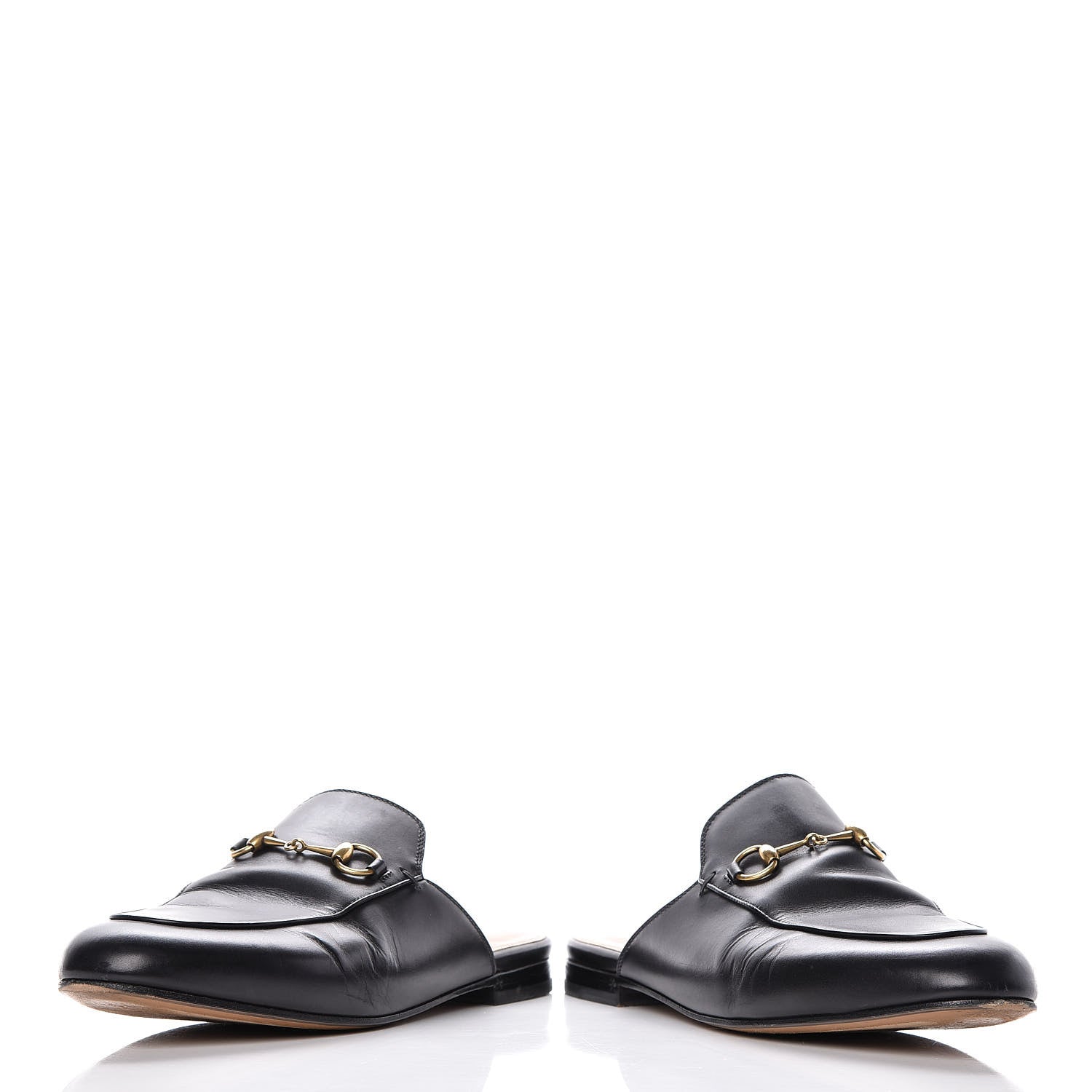 Gucci Calfskin Womens Princetown Slippers 40 Black 6 of 16