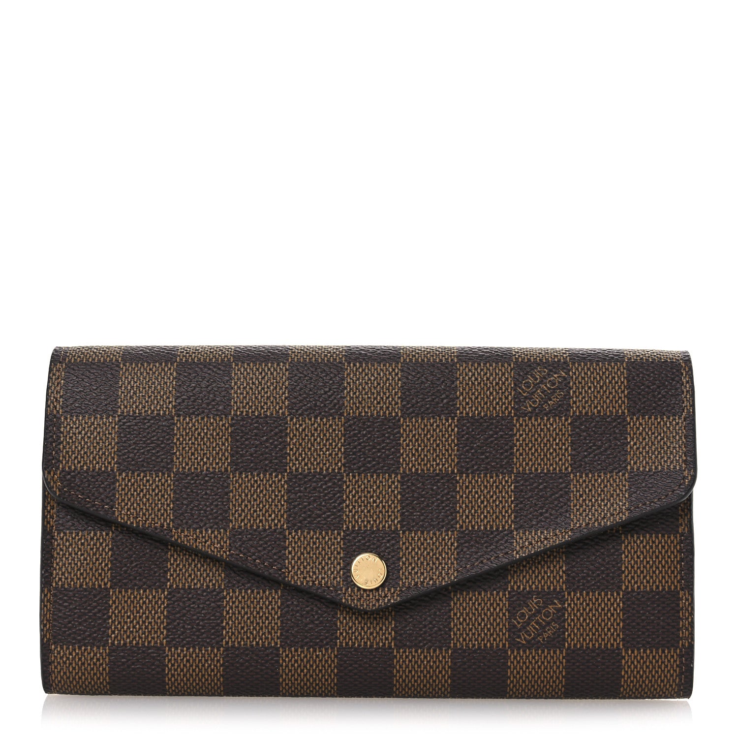 Louis Vuitton Damier Ebene Sarah Wallet NM 1 of 6