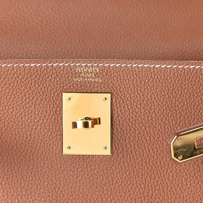 Hermes Togo Kelly Retourne 28 Gold 14 of 34