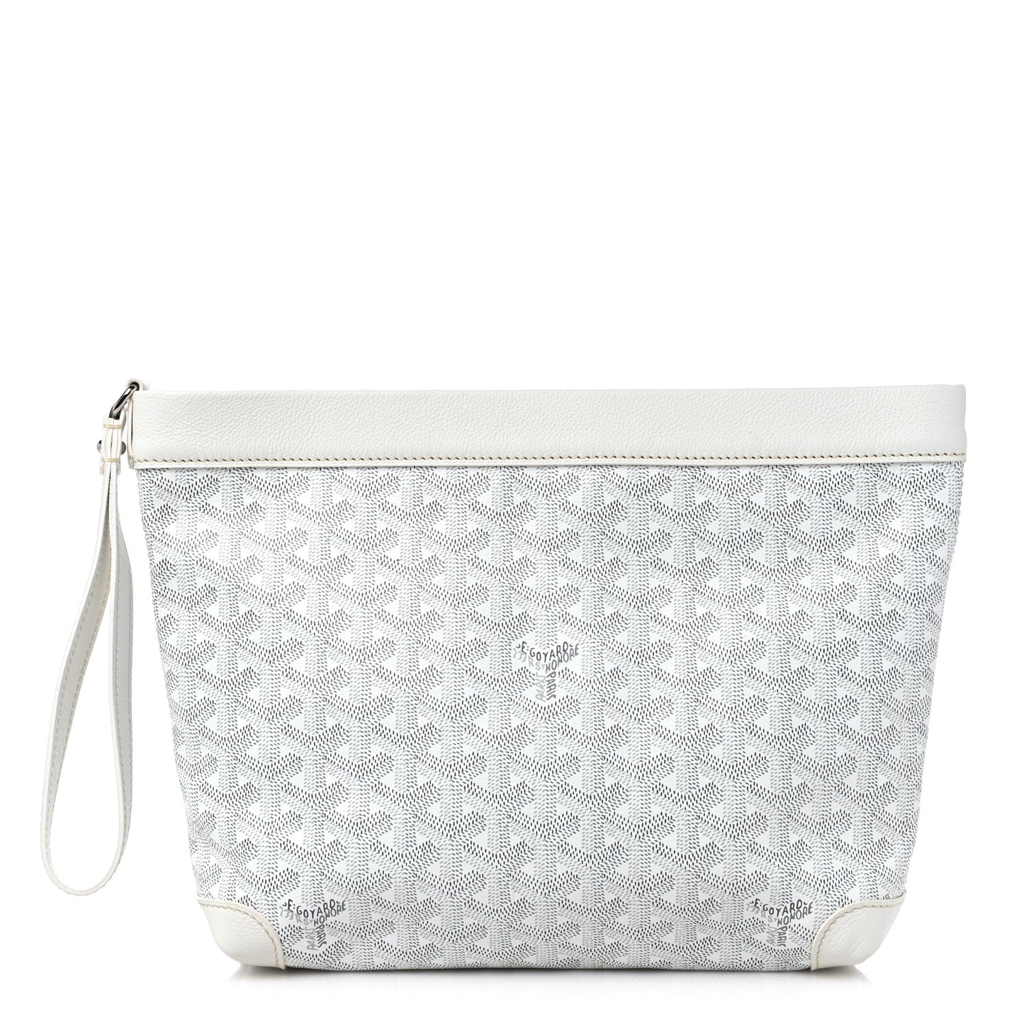 Goyardine Conti Pouch White
