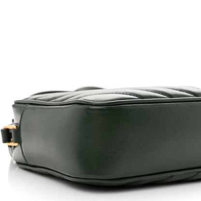Saint Laurent Calfskin Matelasse Monogram Lou Camera Bag Military Green 9 of 11
