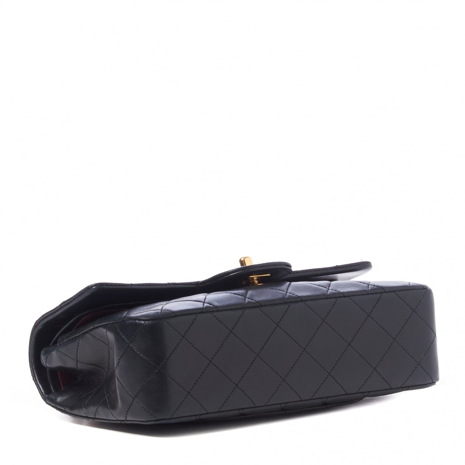 Chanel Lambskin Quilted Small Double Flap Black 4 of 10