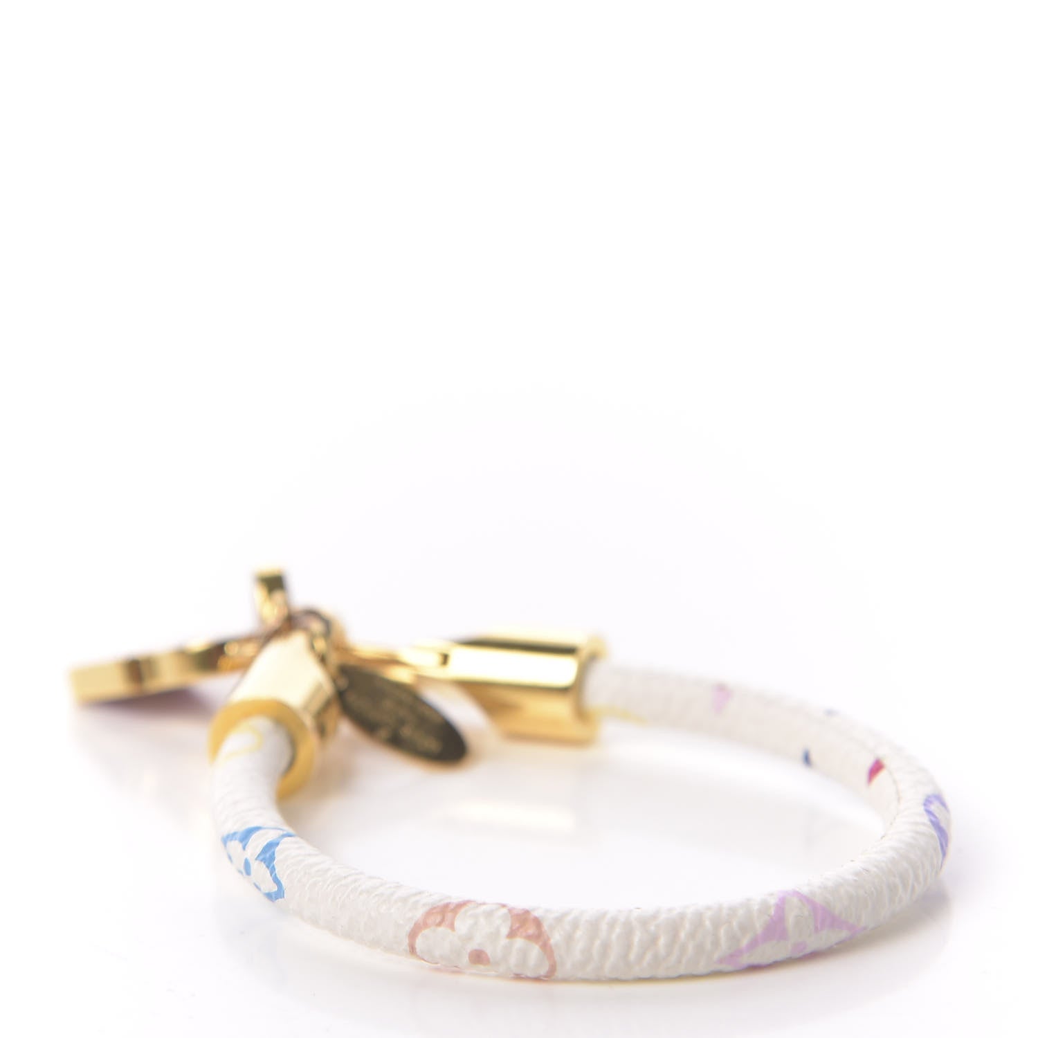 Louis Vuitton Monogram Multicolor Luck It Bracelet 17 White 3 of 6