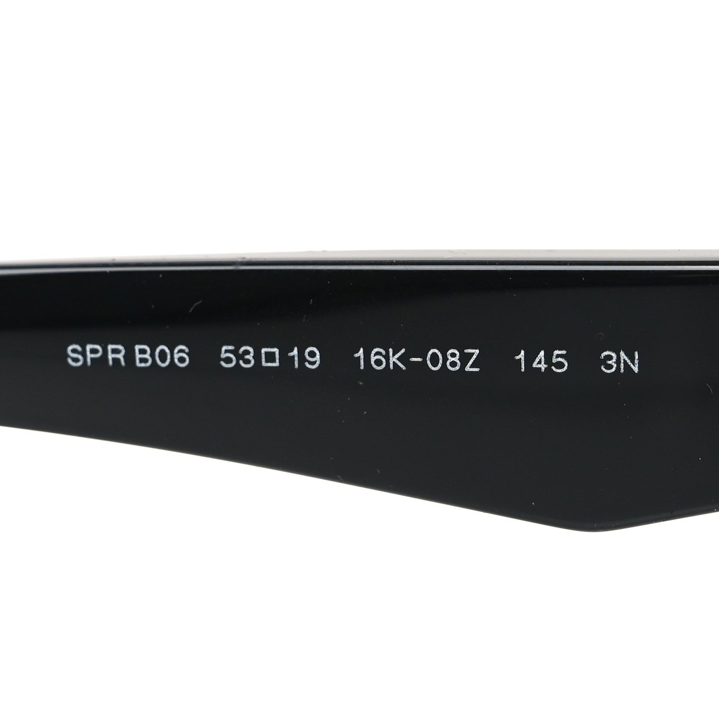 Acetate Symbole Sunglasses SPR B06 Black