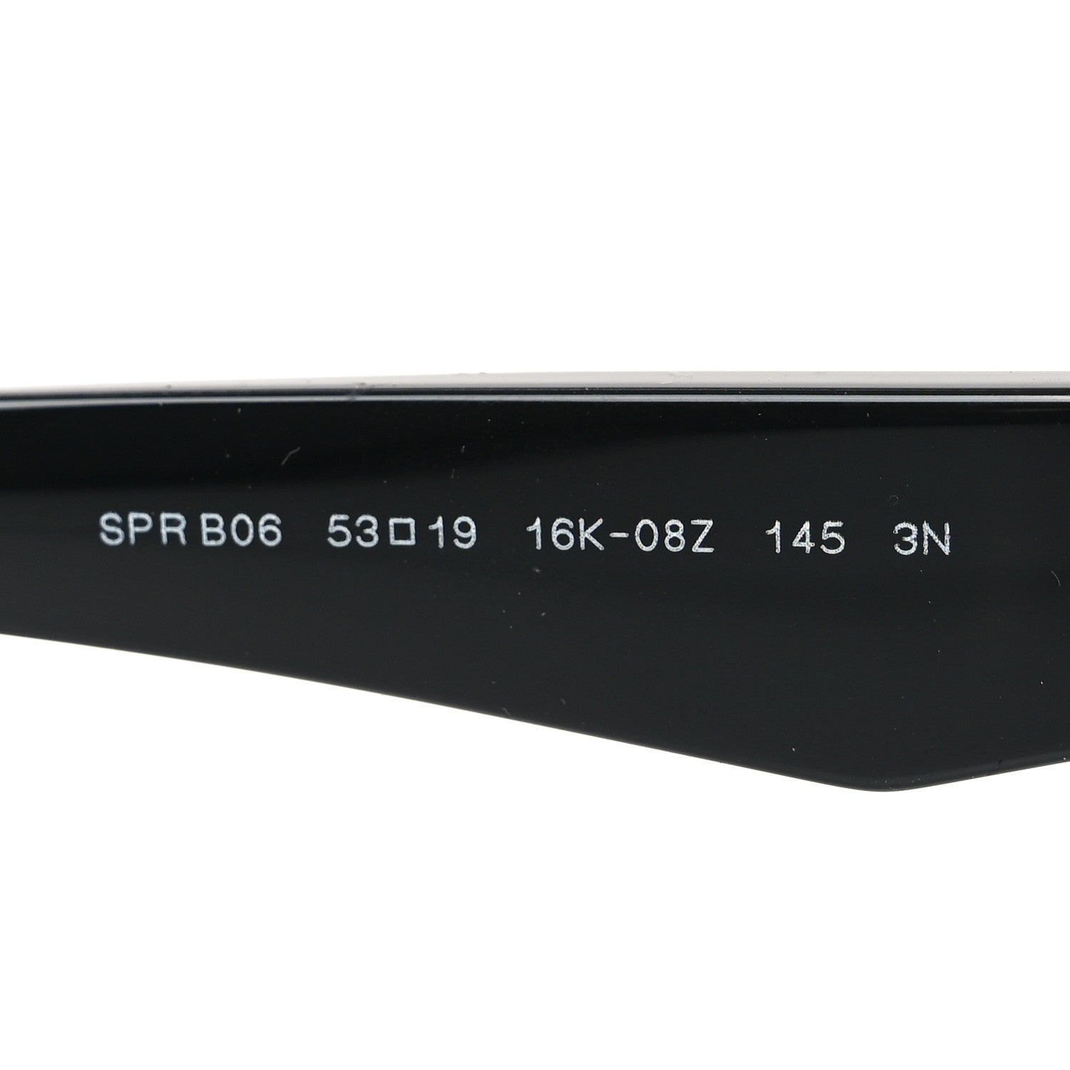 Prada Acetate Symbole Sunglasses SPR B06 Black 6 of 7
