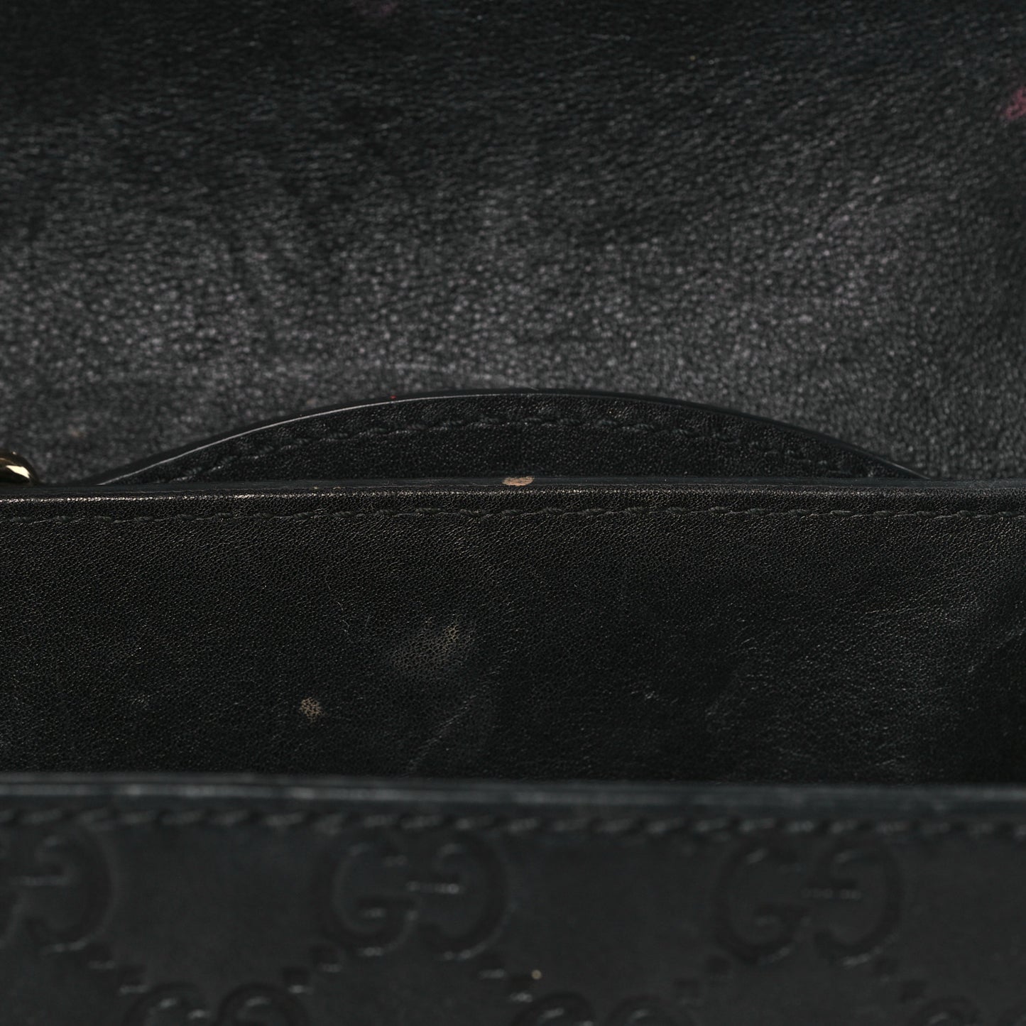Guccissima Small Emily Shoulder Bag Black