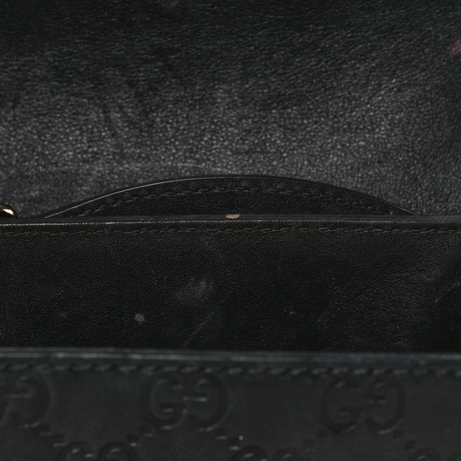 Gucci Guccissima Small Emily Shoulder Bag Black 11 of 15