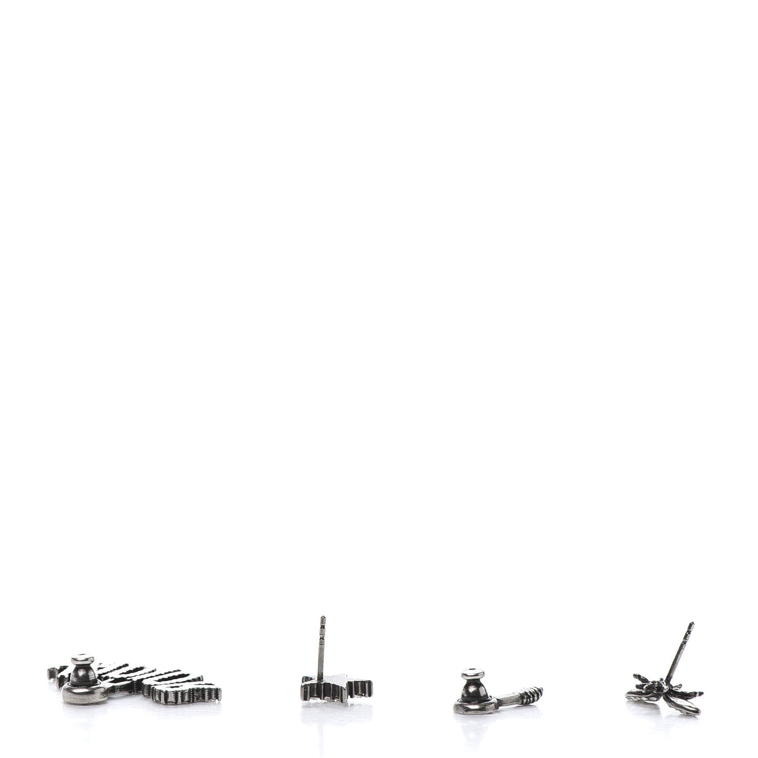 Christian Dior Palladium Crystal J'adior Earrings 3 of 5