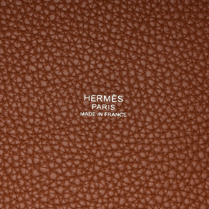 Hermes Taurillon Clemence Picotin Lock 18 PM Gold 6 of 9