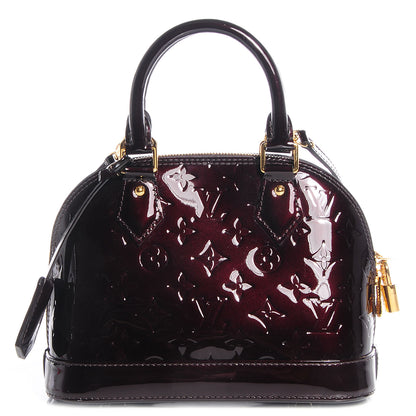 Louis Vuitton Vernis Alma BB Amarante 1 of 9