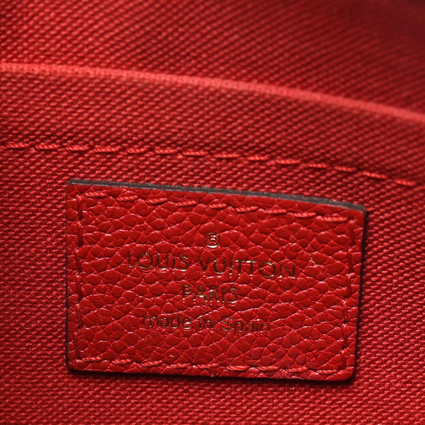 Monogram Pallas Clutch Cherry