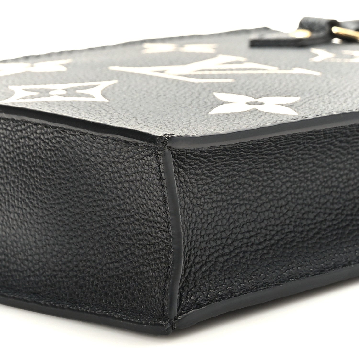 Louis Vuitton Empreinte Monogram Giant Petit Sac Plat Black Beige 8 of 8