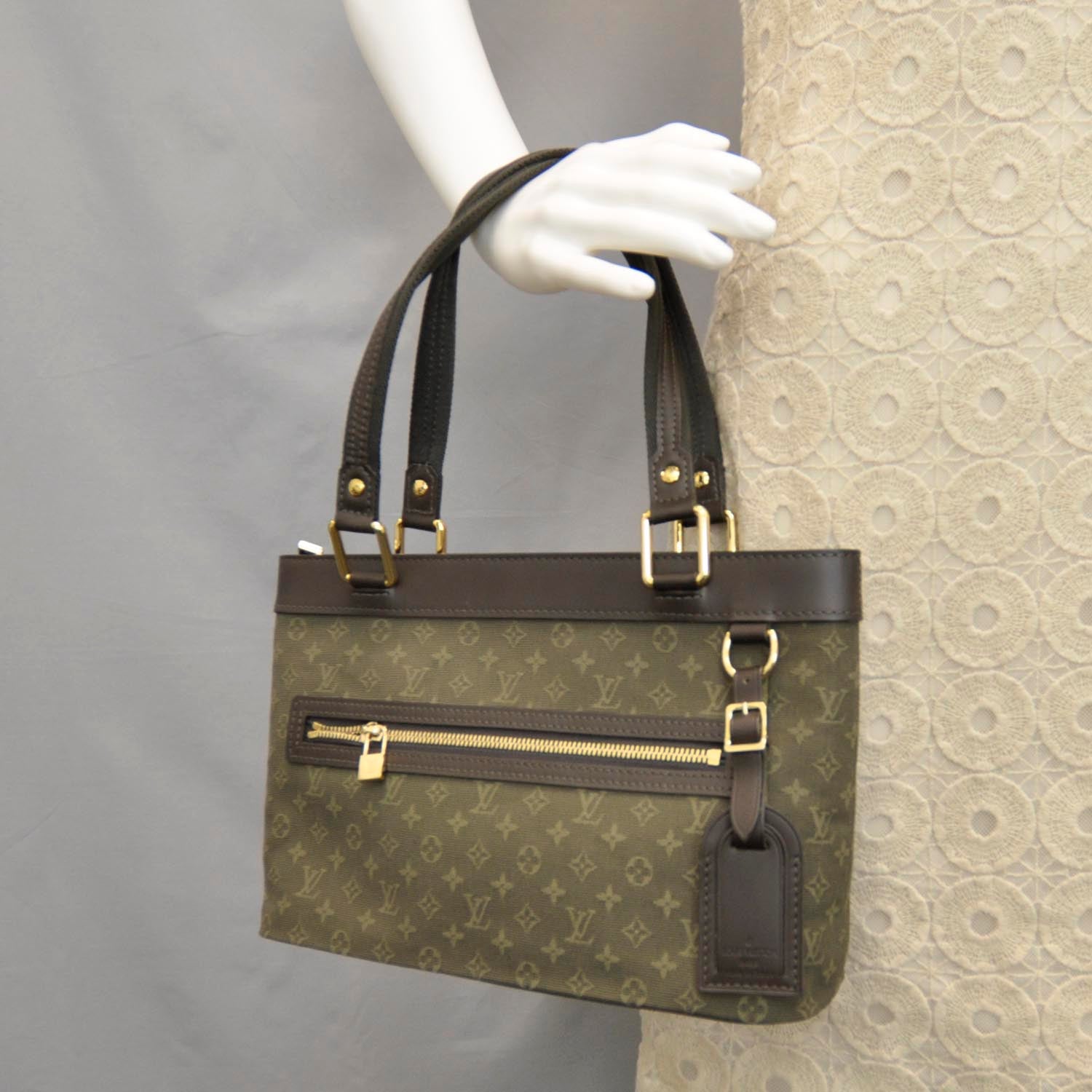 Louis Vuitton Mini Monogram Lucille PM Kaki 2 of 10