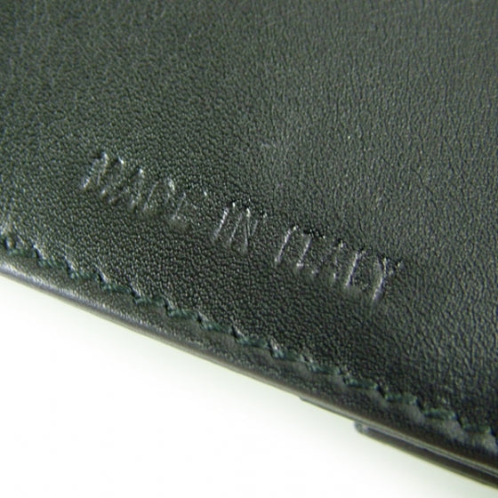 Prada Crocodile Embossed Small Flap Wallet Black 5 of 10