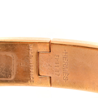 Hermes Enamel Narrow Clic Clac H Bracelet PM White 4 of 5