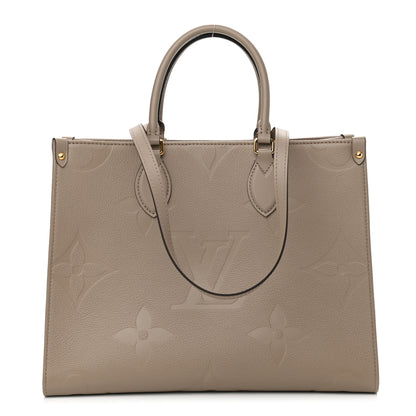 Louis Vuitton Empreinte Monogram Giant Onthego MM Tourterelle 1 of 10