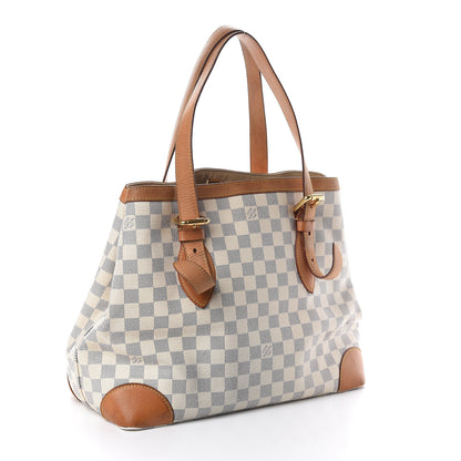 Louis Vuitton Damier Azur Hampstead MM 2 of 8