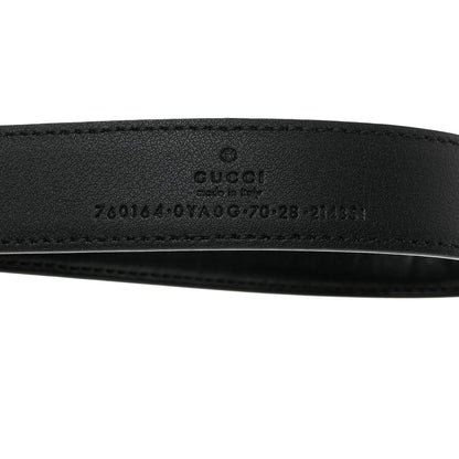 Gucci Calfskin Round Interlocking G Belt 70 28 Black 5 of 5
