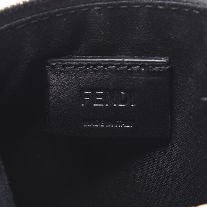 Fendi Cuoio Romano Stamp Patch Zip Card Holder Asfalto 5 of 8