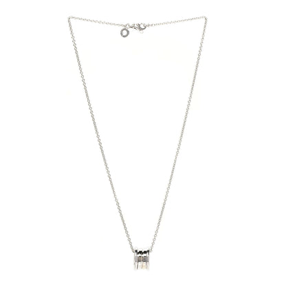 Bulgari 18K White Gold B.Zero1 Pendant Necklace 3 of 9