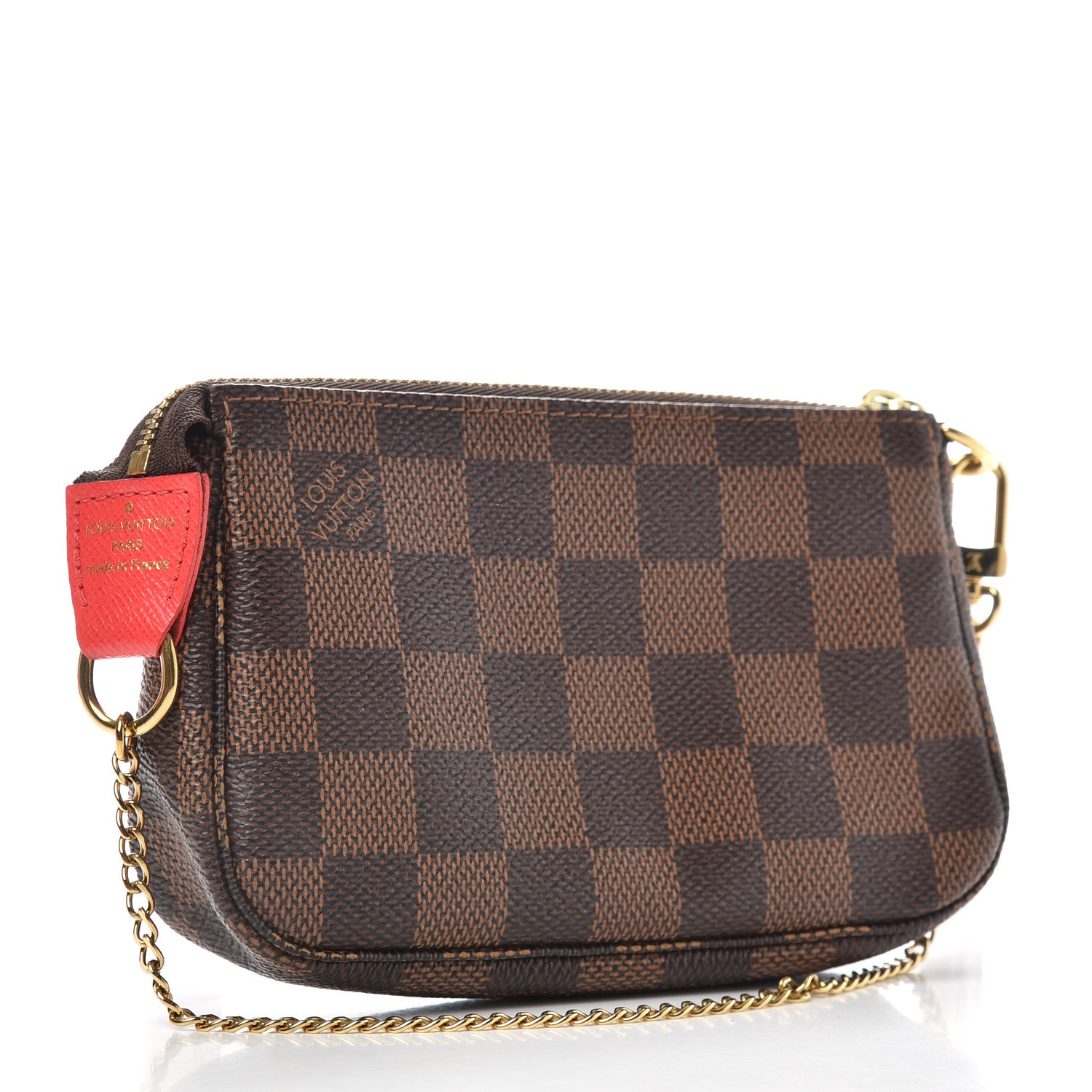 Louis Vuitton Damier Ebene 2016 Christmas Animation Mini Pochette Accessories 3 of 7