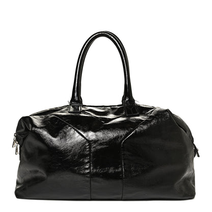 Saint Laurent Textured Patent Medium Easy Y Bag Black 1 of 15