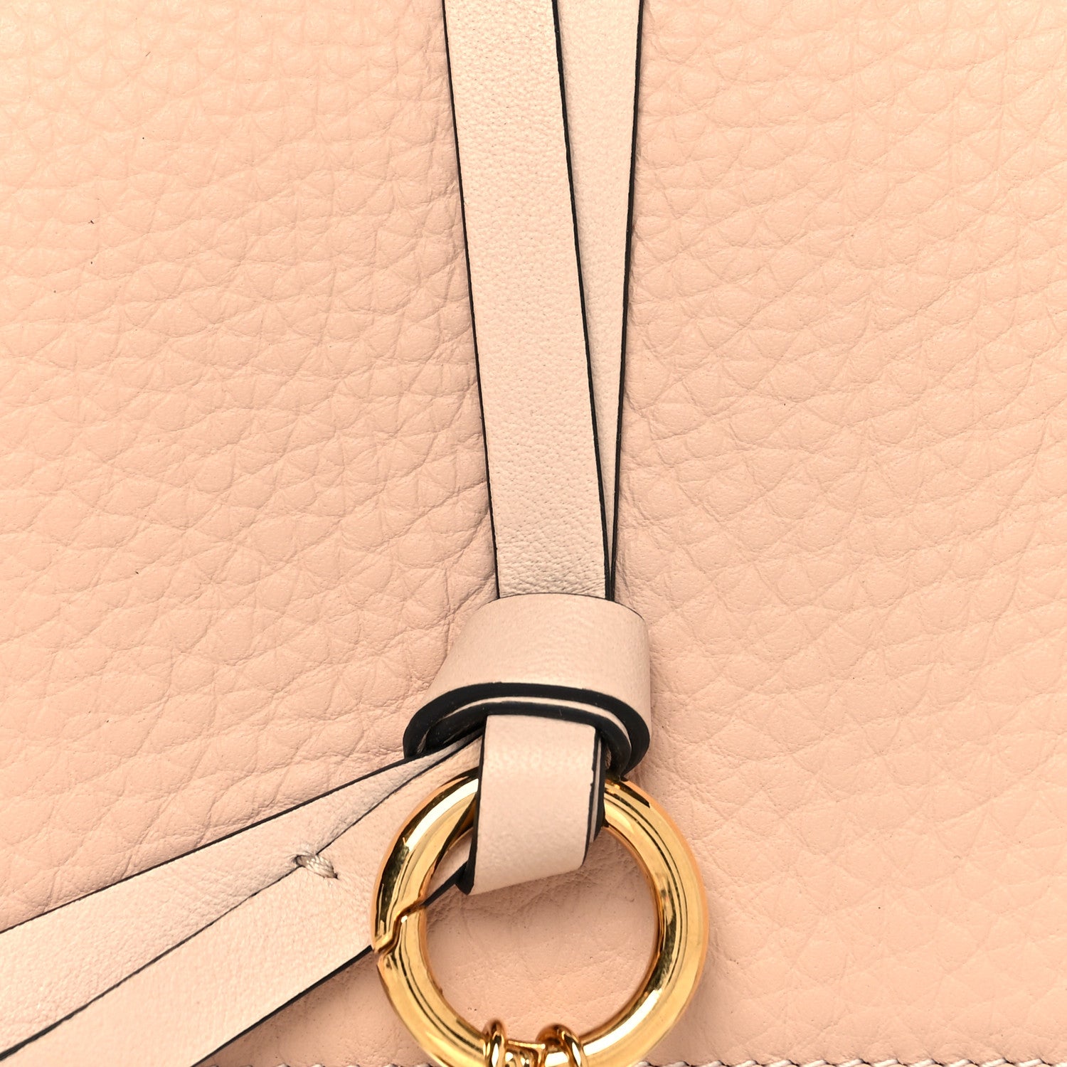 Chloe Calfskin Alphabet Trifold Wallet Blush Nude 7 of 10