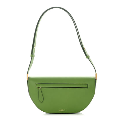 Burberry Calfskin Small Olympia Shoulder Bag Green 1 of 15