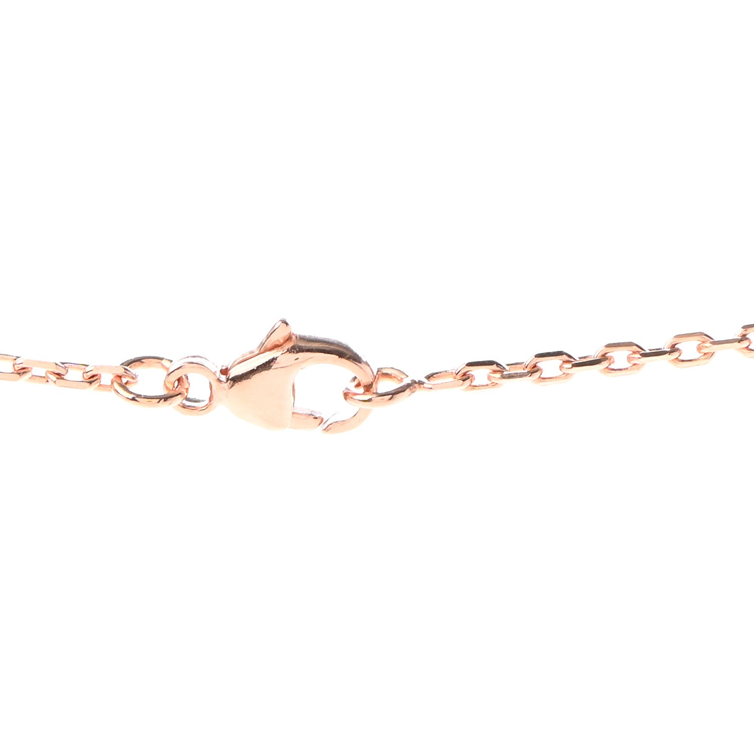 Hermes Lacquered Rose Gold Mini Pop H Pendant Necklace Marron Glace 4 of 6