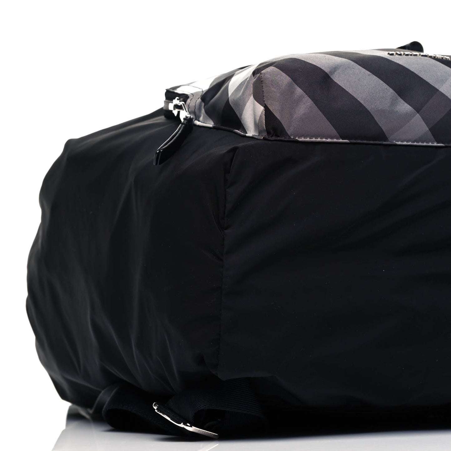 Nylon Solid to Check Backpack Black