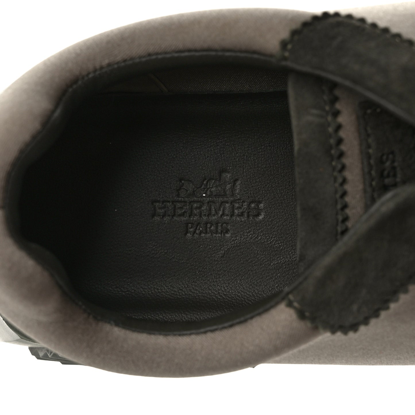 Technical Jersey Goatskin Suede Goatskin Bouncing Sneakers 39 Vert Toundra Vert Foret