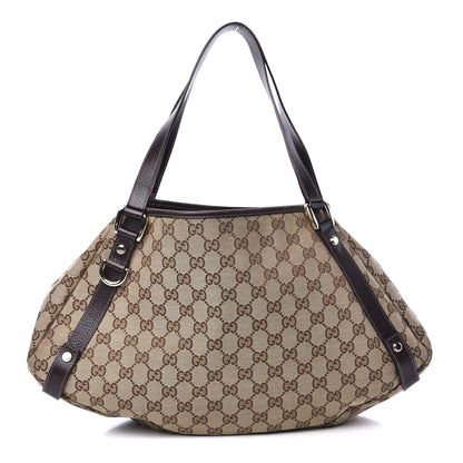 Gucci Monogram Medium Abbey Shoulder Bag Dark Brown 1 of 10