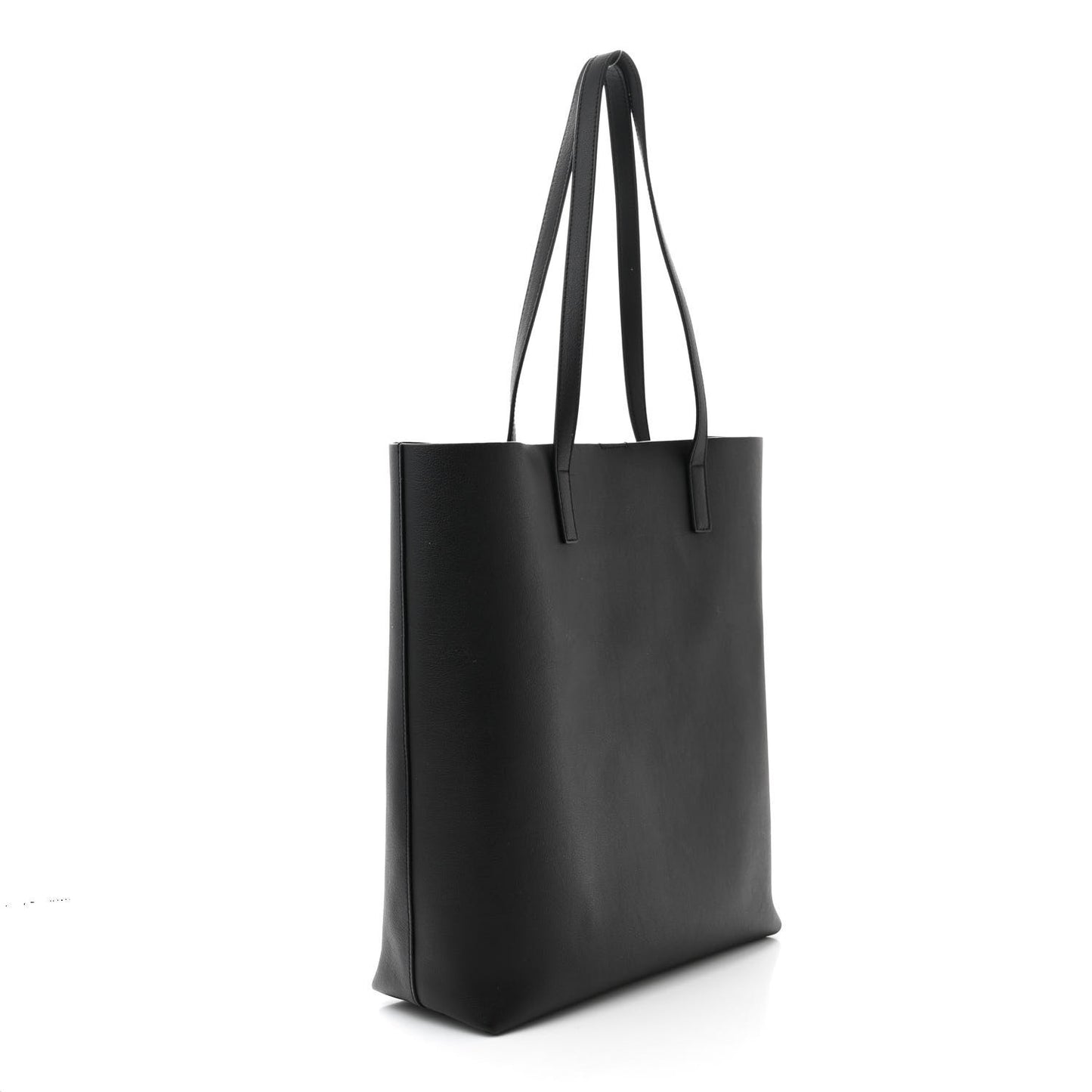 Calfskin North-South Shopping Tote Black