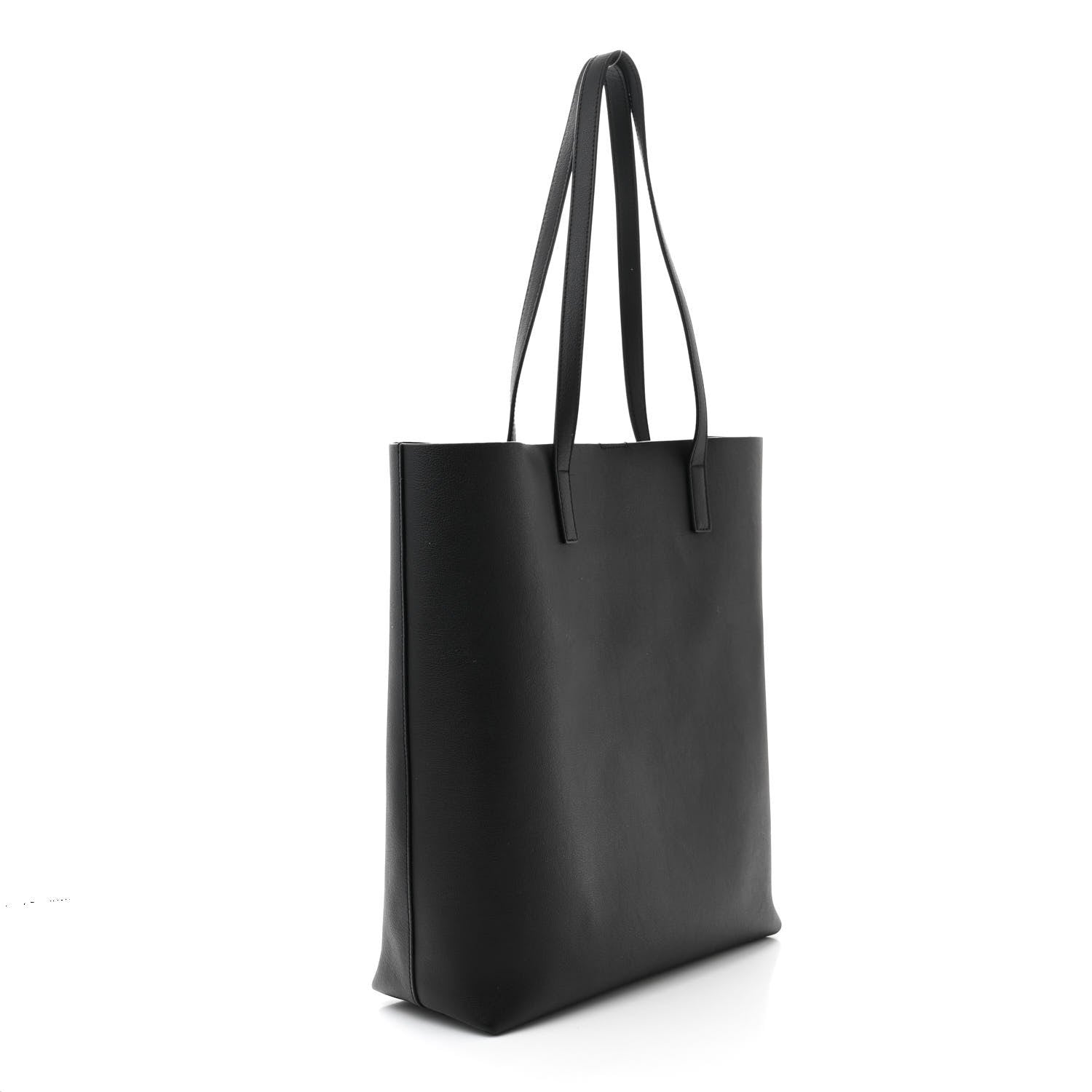 Saint Laurent Calfskin North-South Shopping Tote Black 4 of 13