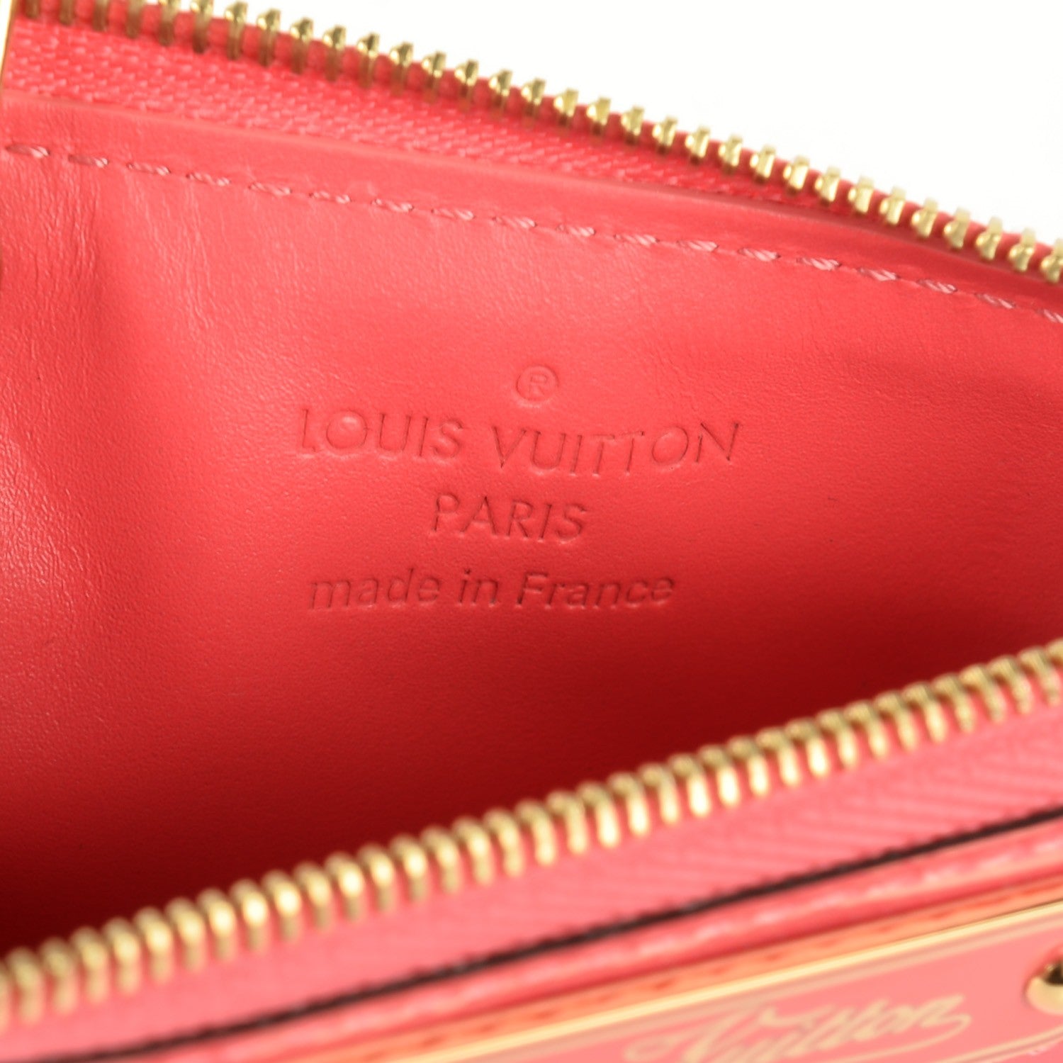 Louis Vuitton Vernis Key Pouch Rose Litchi 7 of 8