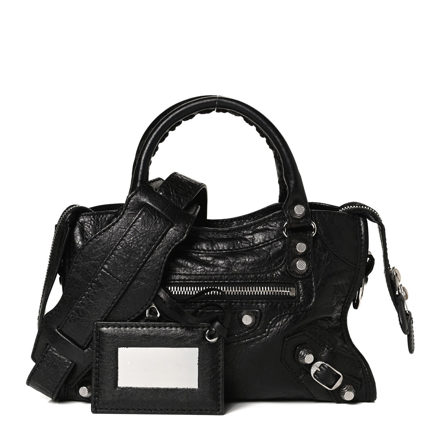Balenciaga Agneau Giant 12 Silver Hardware Mini City Black 1 of 12