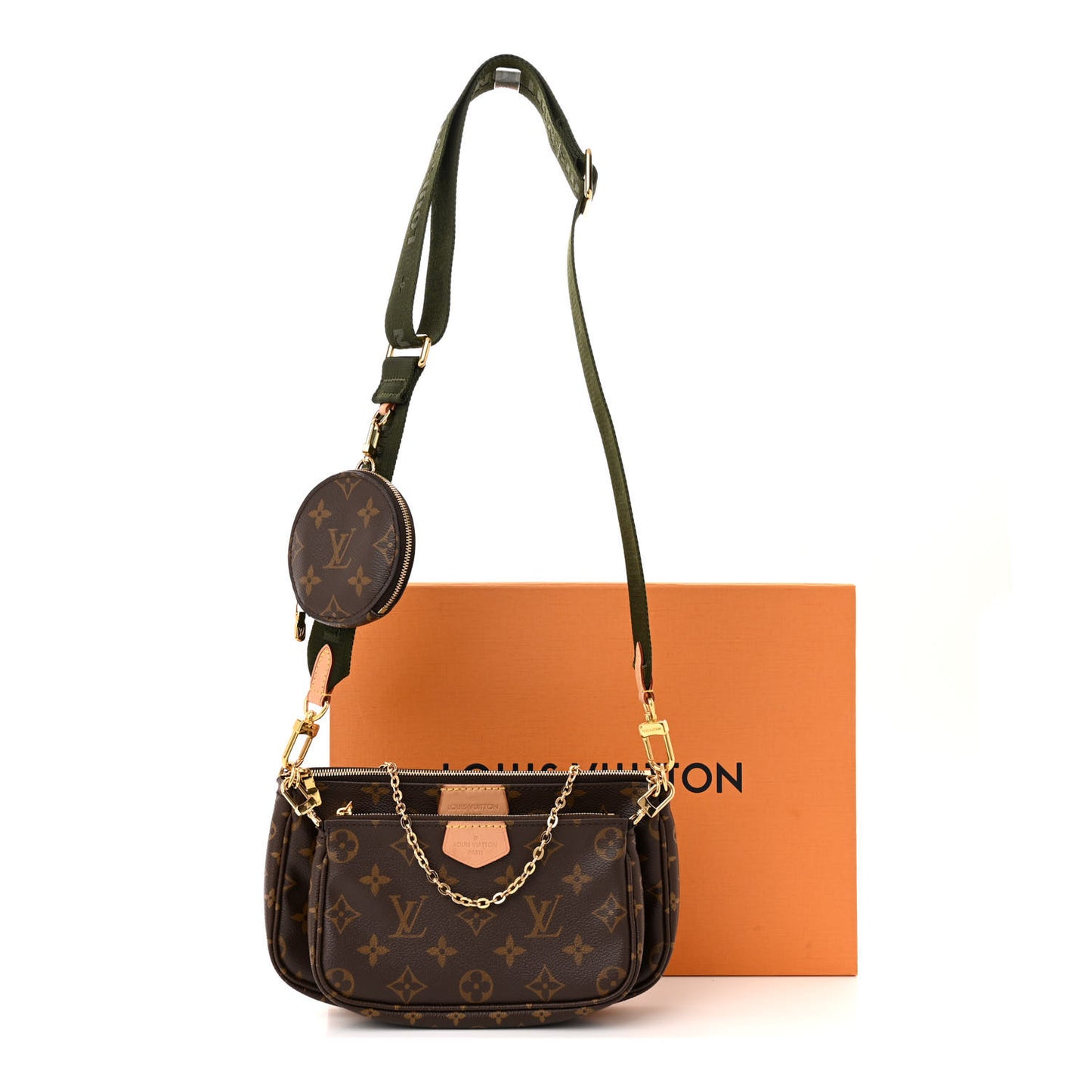 Monogram Multi Pochette Accessories Kaki