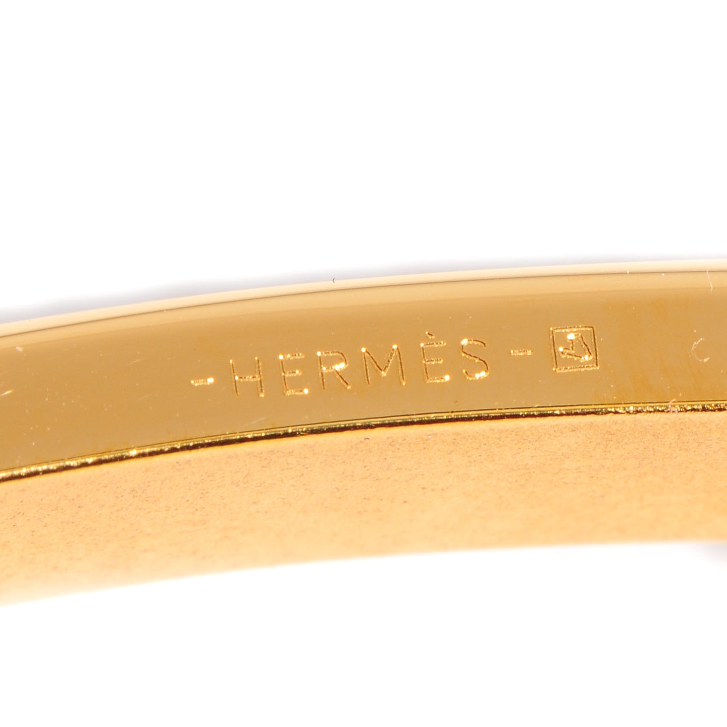 32mm Polished Constance H Belt Buckle Gold Plated