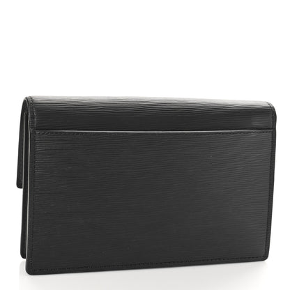Louis Vuitton Epi Thames Clutch Black 3 of 8