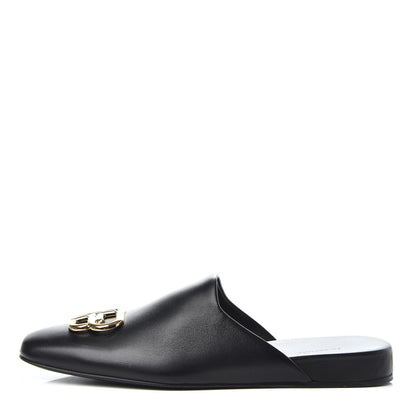 Balenciaga Calfskin BB Mules 35.5 Black 1 of 11