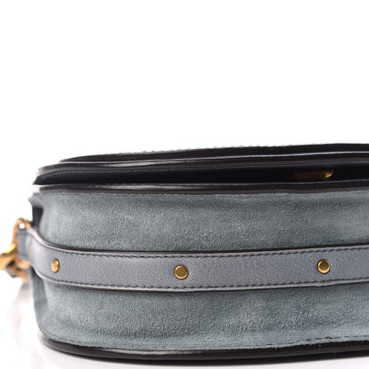 Chloe Calfskin Suede Small Nile Bracelet Bag Cloudy Blue 5 of 9