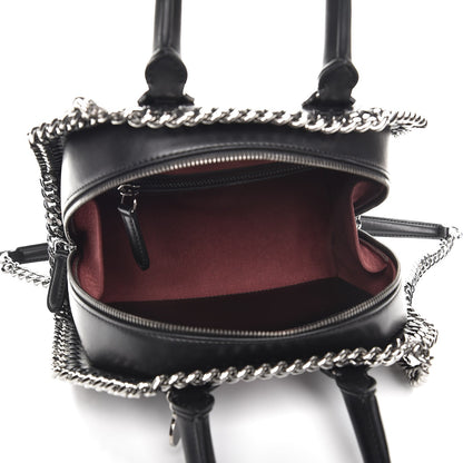 Stella McCartney Eco Alter Nappa Mini Falabella Box Bird Top Handle Bag Black 6 of 8