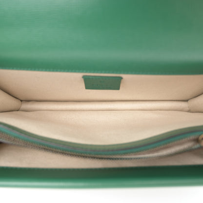 Gucci Azalea Calfskin Enamel Small Dionysus Shoulder Bag New Shamarock Emerald Off White 5 of 13